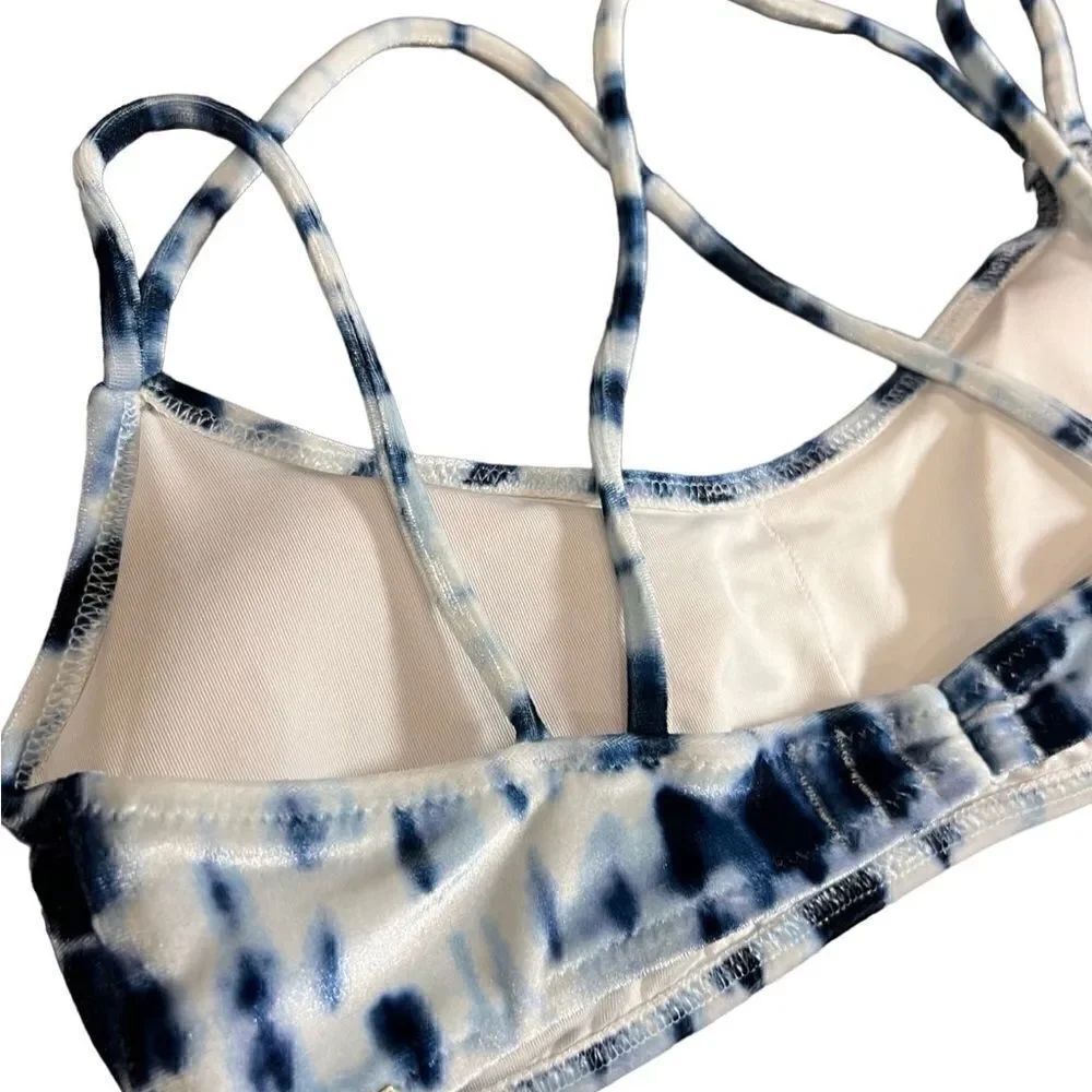 Pink Victoria’s Secret bikini top velvet tie dye Size Small - Picture 14 of 14